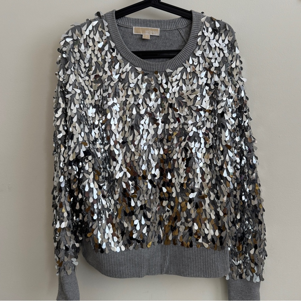 Michael Kors Gray Knit Sweater